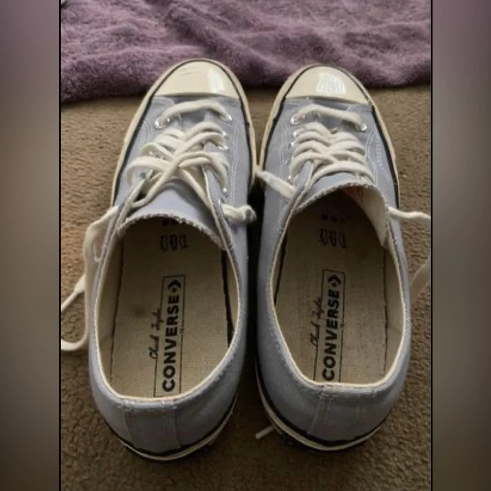 Blue All Star Converses - Picture 2 of 6